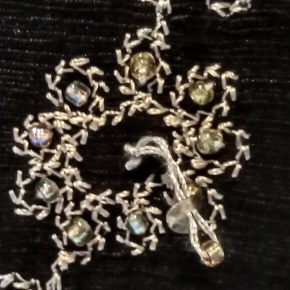 Silk Land Petite Black Embellished Silk Jacket - Picture 4 of 6